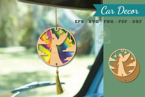 Angel Mom Car Decor: Laser Cutting Ornaments Review