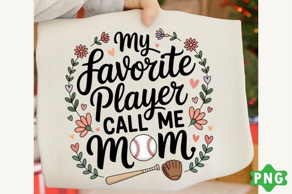 Baseball Mom Graphics for T-Shirt Designs and Branding