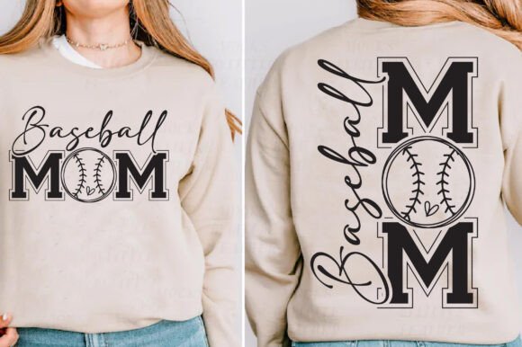 Baseball Mom SVG: Graphics for T-Shirt Designs