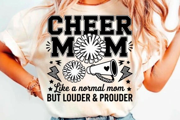 Cheer Mom Graphics: Vibrant Illustrations for Crafters