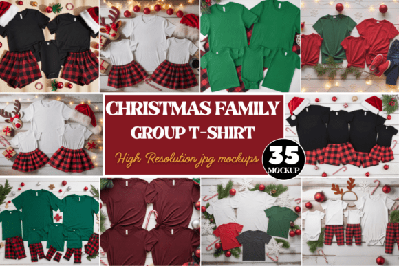 Family Group T-Shirt Mockups Bundle: A Designer’s Review