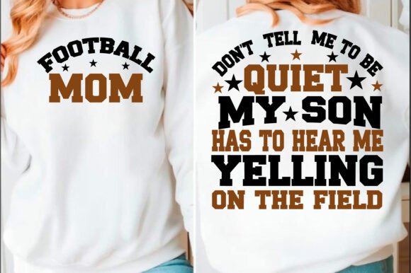 Football Mom SVG: Pro Graphics for T-Shirt Designs