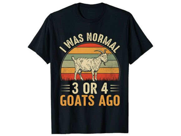 Funny Vintage Goat Lover T-Shirt Design Graphics