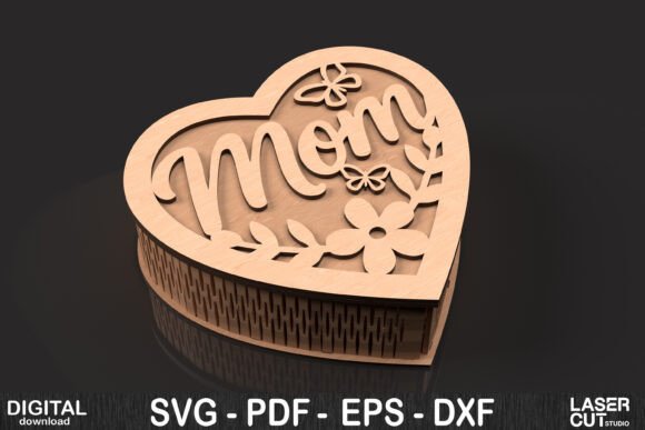 Mother's Day Laser Cutting: Mom Heart Box Review