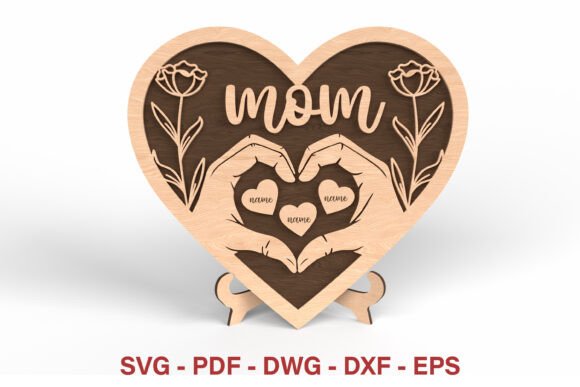 Mother S Day Laser Cutting: Mom Heart Hands SVG Review