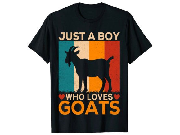 Retro Goat Graphics for T-Shirt Designs