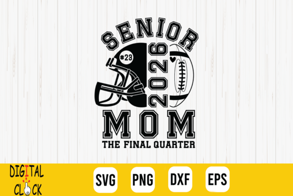 Review: Football Senior Mom 2026 Sports Mom SVG for Embroidery
