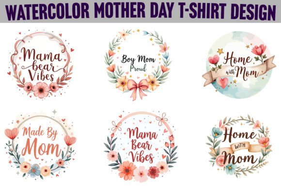 Review: Watercolor Mother’s Day T-Shirt Bundle