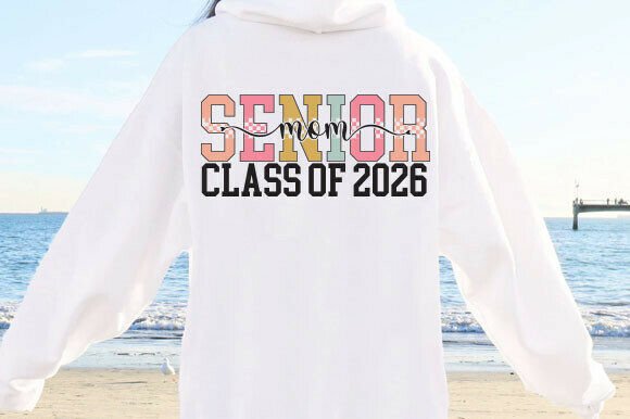 Senior Mom SVG: Graphics for T-Shirt Designs