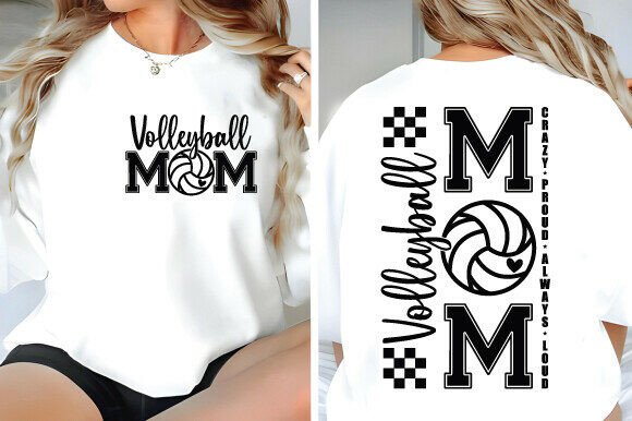 Volleyball Mom SVG: Game Day Graphics & T-Shirt Designs